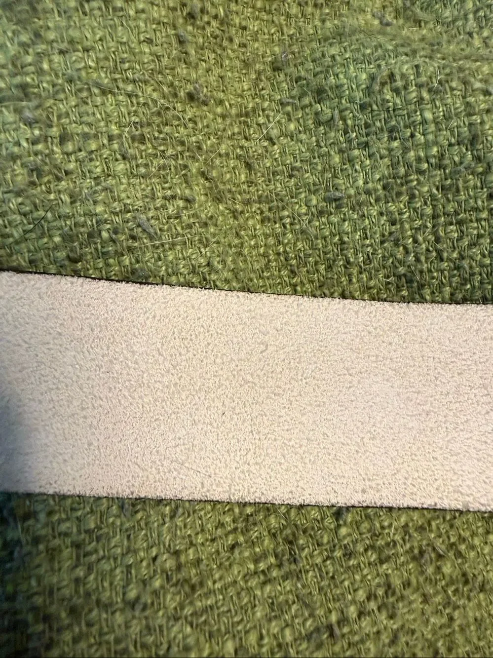 Rag & Bone Bone Rustic Suede Long Silver Buckle Mens Belt sz L